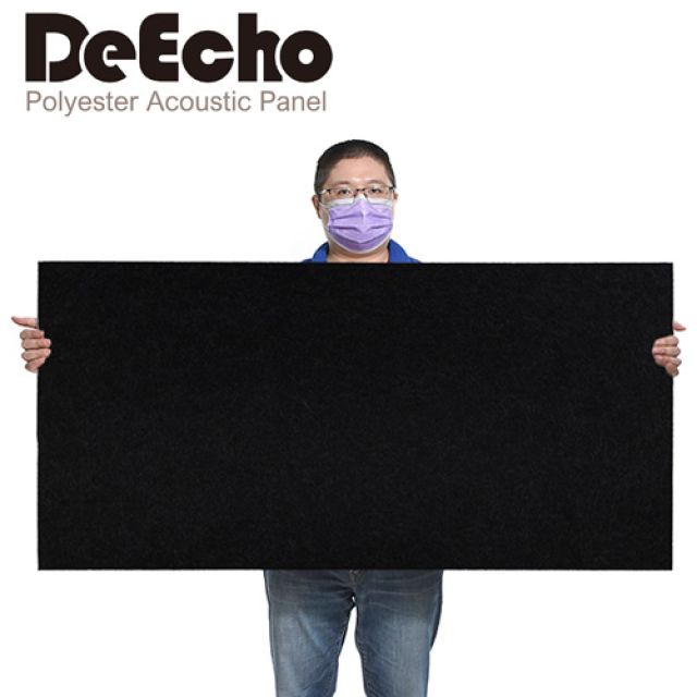 KEYSTONE DeEcho 吸音板 120X60cm8片裝-010黑色倒角