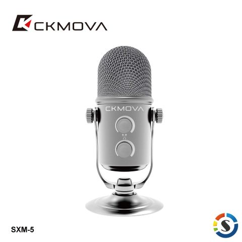 適用於直播、錄音室等應用CKMOVA SXM-5 大振膜電容式直播麥克風