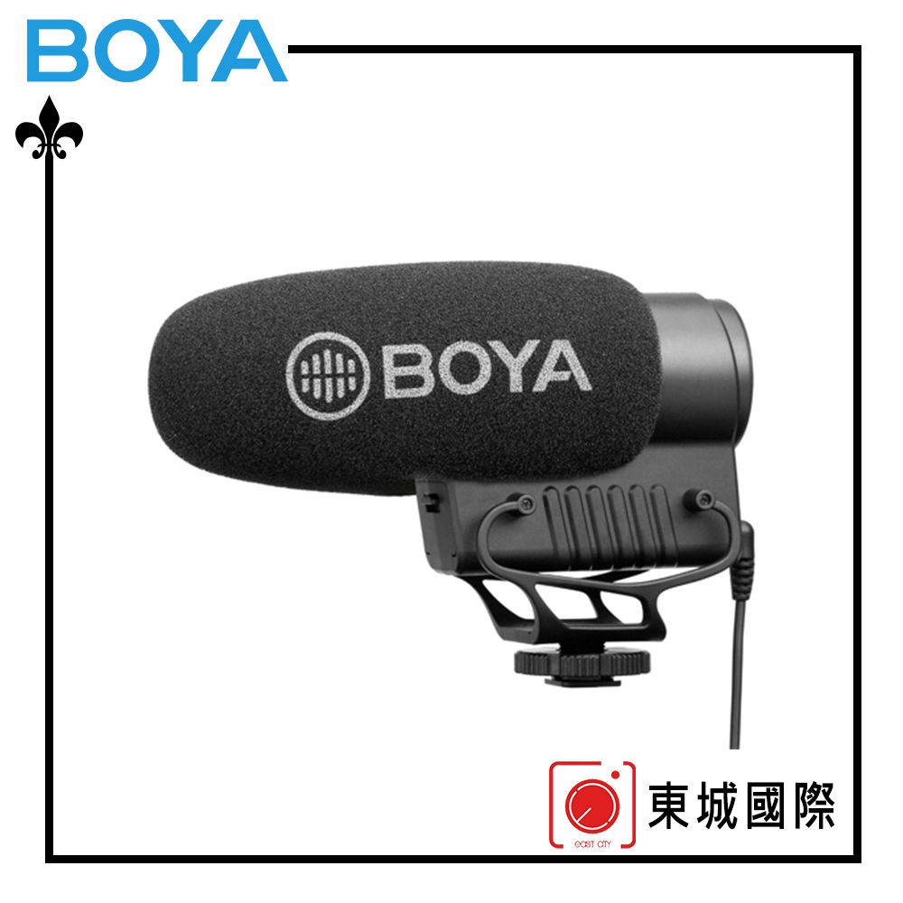 BOYA 	 博雅 BY-BM3051S 專業級立體聲/單聲道槍型麥克風 東城代理商公司貨