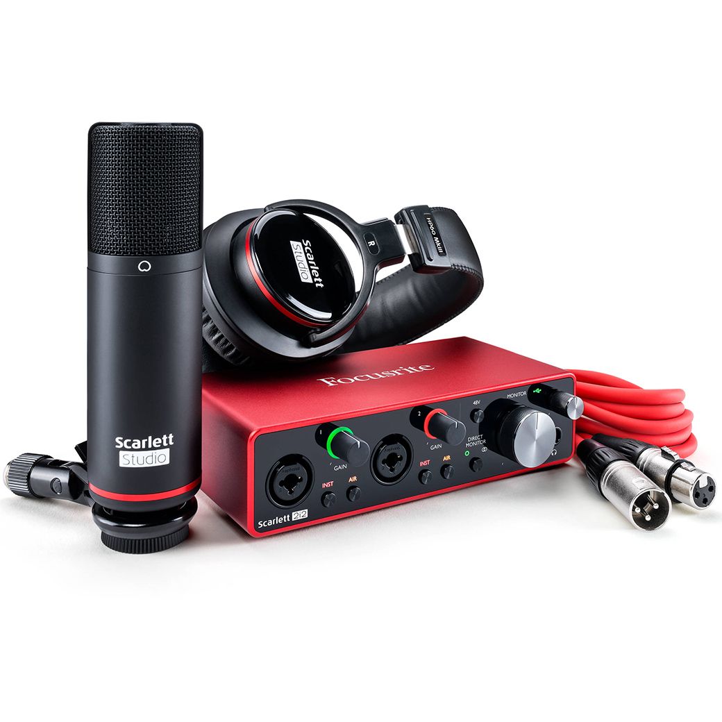 Focusrite Scarlett 2i2 Studio 3rd Gen USB 錄音介面套組公司貨