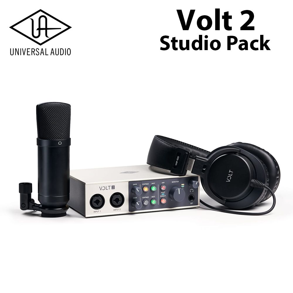 Universal Audio Volt 2 Studio Pack 錄音介面套組台灣總代理公司貨