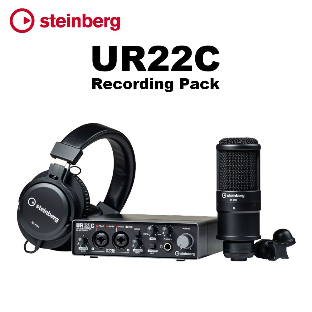 Steinberg UR22C Recording Pack 錄音介面套組公司貨- PChome 24h購物