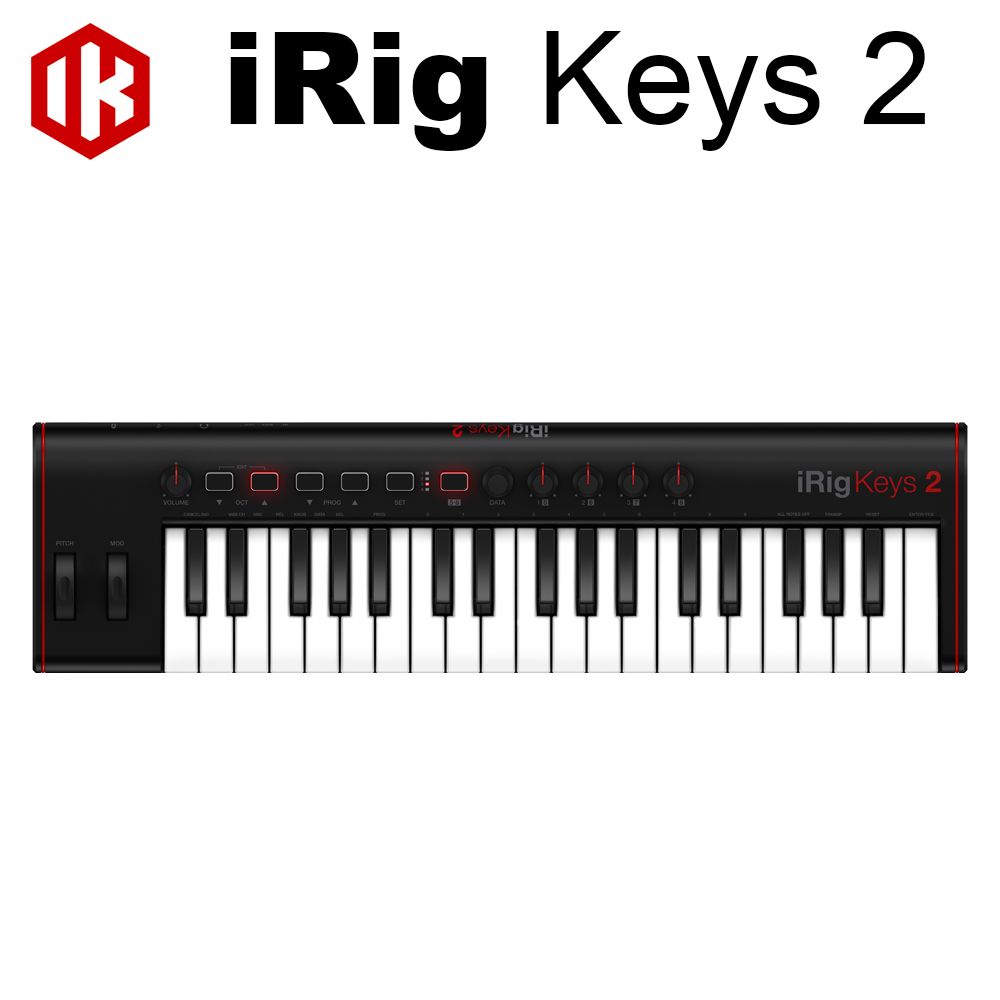 IK Multimedia  iRig Keys 2 數位控制鍵盤(37鍵) 公司貨