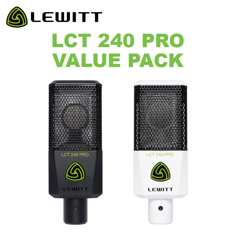 LEWITT LCT 240 PRO VALUE PACK 電容式麥克風套組公司貨- PChome 24h購物