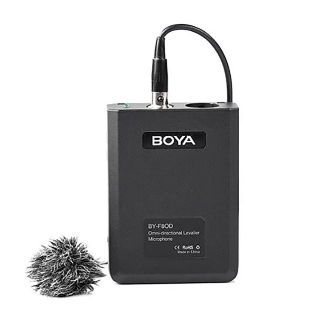 BOYA 博雅  BY-F8OD 全向型專業的領夾式視頻 / 樂器麥克風