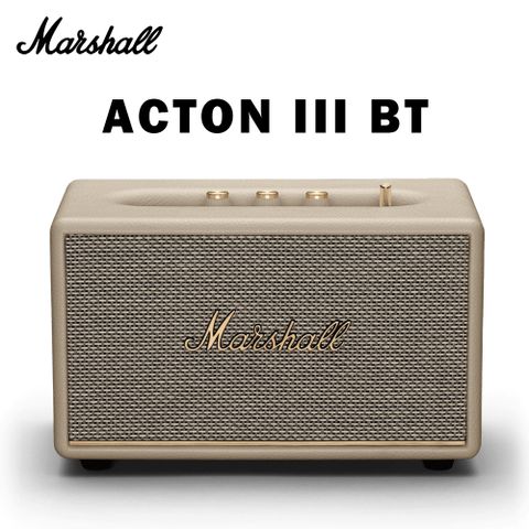 Marshall Acton III Bluetooth 藍牙喇叭 奶油白 公司貨