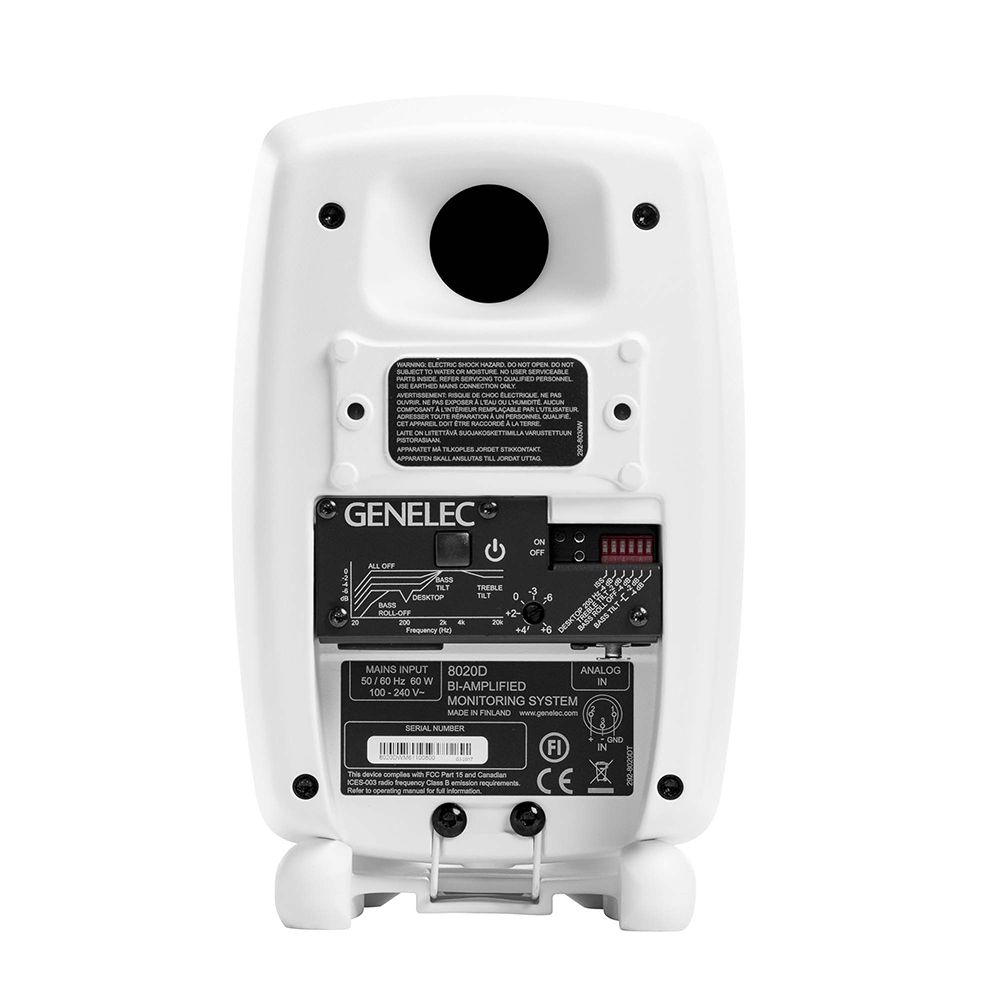 GENELEC  8020D-WT 監聽喇叭(一對) 白色 公司貨