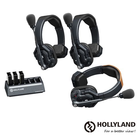 Hollyland SOLIDCOM SE 1.9G 全雙工抗噪無線通話系統 3組 -3S
