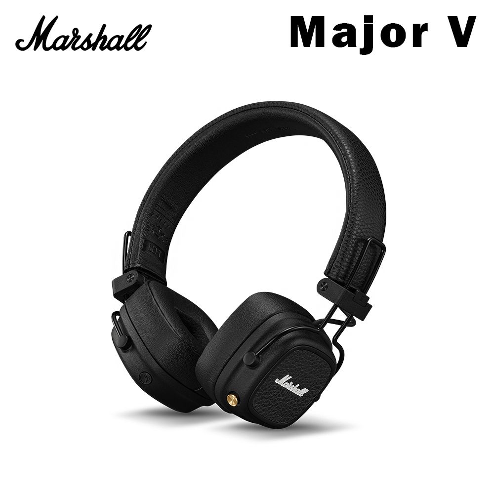 Marshall  Major V 藍牙耳罩式耳機 經典黑 公司貨