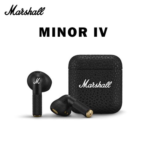 Marshall Minor IV 真無線藍牙耳機 黑 公司貨
