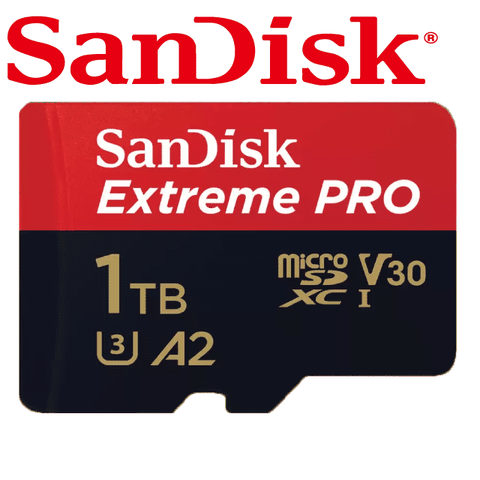 ★新版本200MB★SanDisk ExtremePRO microSDXC A2 1TB記憶卡