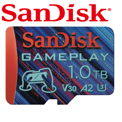 SanDisk 晟碟 GamePlay microSD 1TB 手機和掌上型遊戲記憶卡