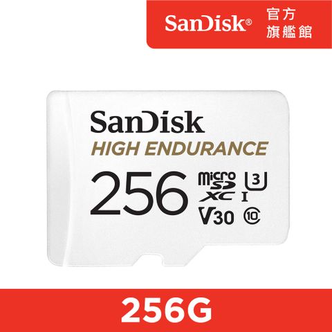 SanDisk 晟碟 高耐寫度microSD 記憶卡 256GB (公司貨)