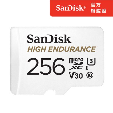 SanDisk 晟碟 高耐寫度microSD 記憶卡 256GB (公司貨)