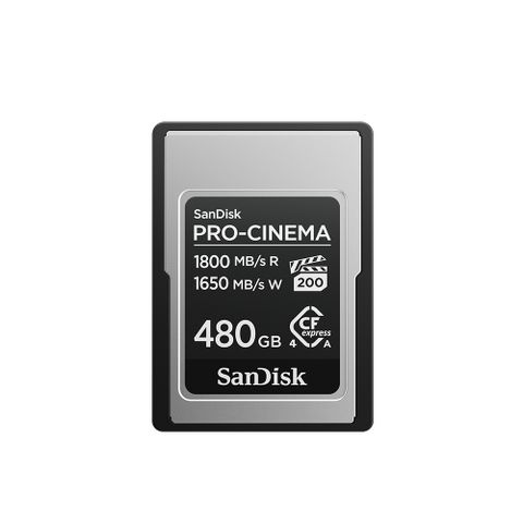 SanDisk 晟碟 PRO-CINEMA CFexpress™ Type-A 480GB記憶卡(公司貨)