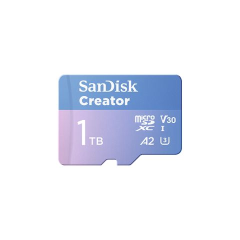 SanDisk CREATOR microSD UHS-II 記憶卡 1TB(公司貨)