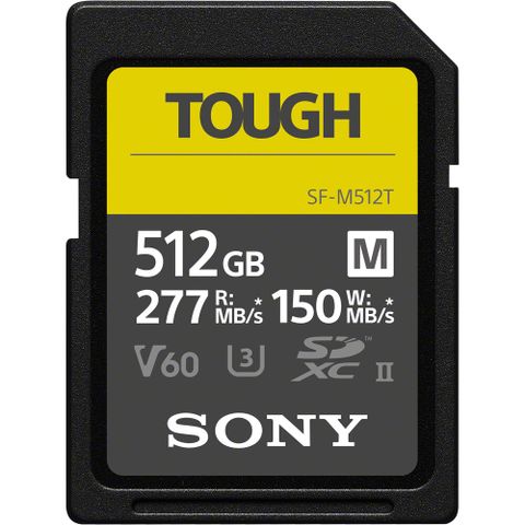 SONY 索尼 TOUGH SF-M512T 記憶卡【512GB/UHS-II/R277/W150】公司貨