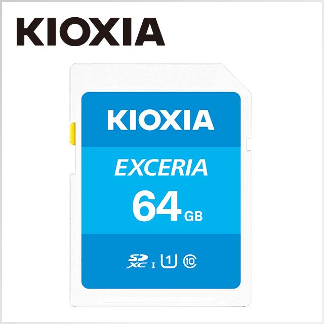 KIOXIA 鎧俠  EXCERIA 64GB UHS-I U1 SDXC 記憶卡