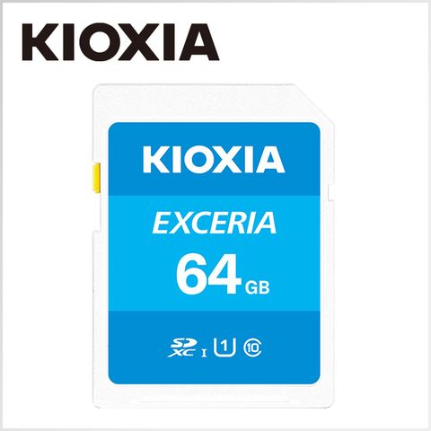 KIOXIA 鎧俠 EXCERIA 64GB UHS-I U1 SDXC 記憶卡