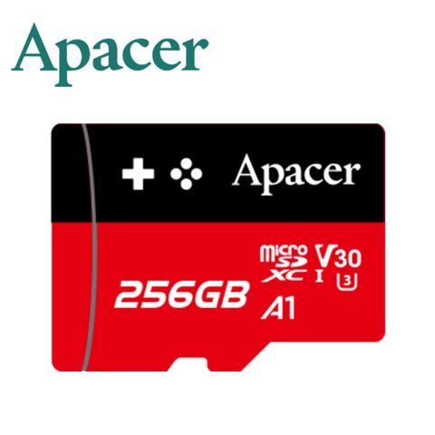 Apacer宇瞻 256GB MicroSDXC UHS-I U3 遊戲專用卡