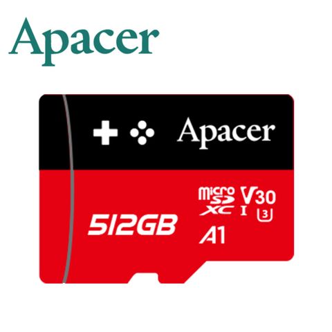 Apacer 宇瞻 512GB MicroSDXC UHS-I U3 遊戲專用卡