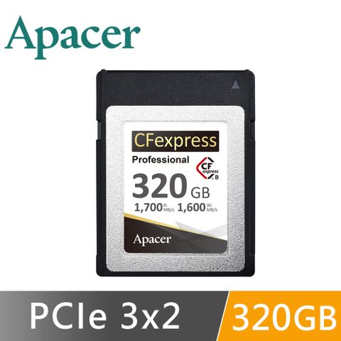 Apacer宇瞻 320GB CFexpress Type B PC32CF-R 記憶卡