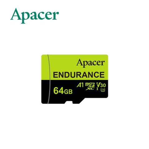 Apacer 宇瞻專業級高效耐用監控記憶卡 microSDXC 64GB V30 A1(U3)