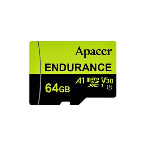 Apacer 宇瞻專業級高效耐用監控記憶卡 microSDXC 64GB V30 A1(U3)