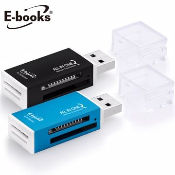 E-books  T24 鋁製40合1四槽讀卡機