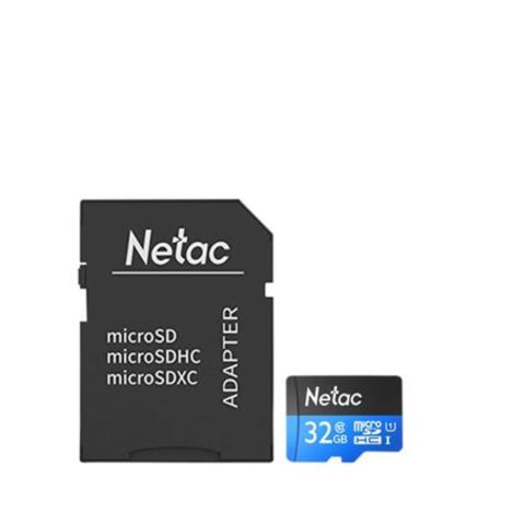 Netac台灣雷騰 32GB P500 MicroSDHC C10 U1 記憶卡 附SD轉卡
