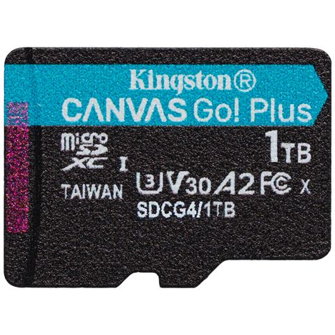 金士頓 Kingston Canvas Go! Plus 200MB/s 1TB MicroSD 記憶卡 (SDCG4/1TB)