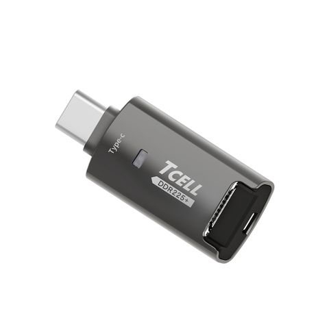 TCELL冠元 高速Type-C microSD 鋅合金讀卡機 (DDR225+)