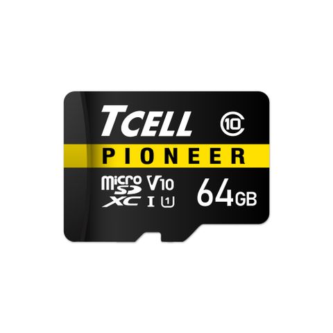 TCELL冠元 PIONEER C10 64GB microSD 記憶卡 (工業包)