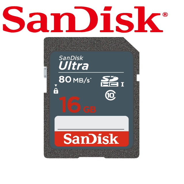 SanDisk 晟碟  SDHC Ultra 16GB記憶卡