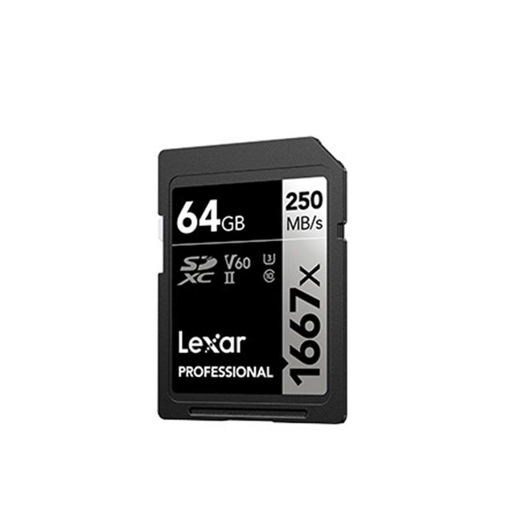 Lexar 雷克沙   Professional 1667x SDXC UHS-II  64G記憶卡 SILVER 系列