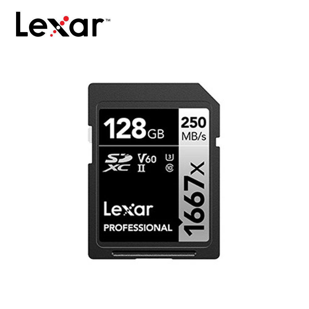 Lexar 雷克沙   Professional 1667x SDXC UHS-II 128G記憶卡 SILVER 系列