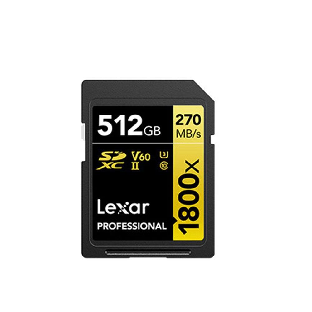 Lexar 雷克沙   Professional 1800x SDXC UHS-II 512G記憶卡 GOLD 系列