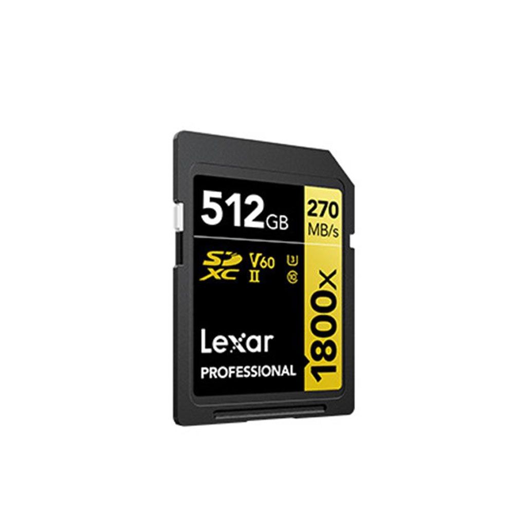 Lexar 雷克沙   Professional 1800x SDXC UHS-II 512G記憶卡 GOLD 系列