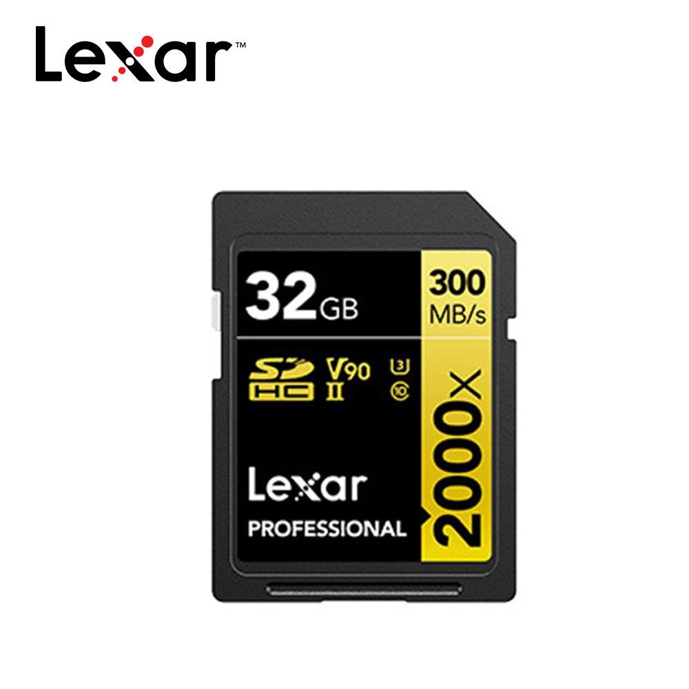 Lexar 雷克沙   Professional 2000x SDHC UHS-II 32G記憶卡 GOLD 系列