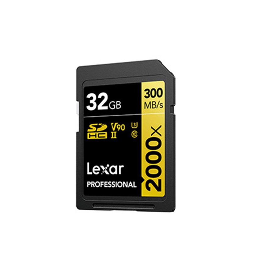 Lexar 雷克沙   Professional 2000x SDHC UHS-II 32G記憶卡 GOLD 系列