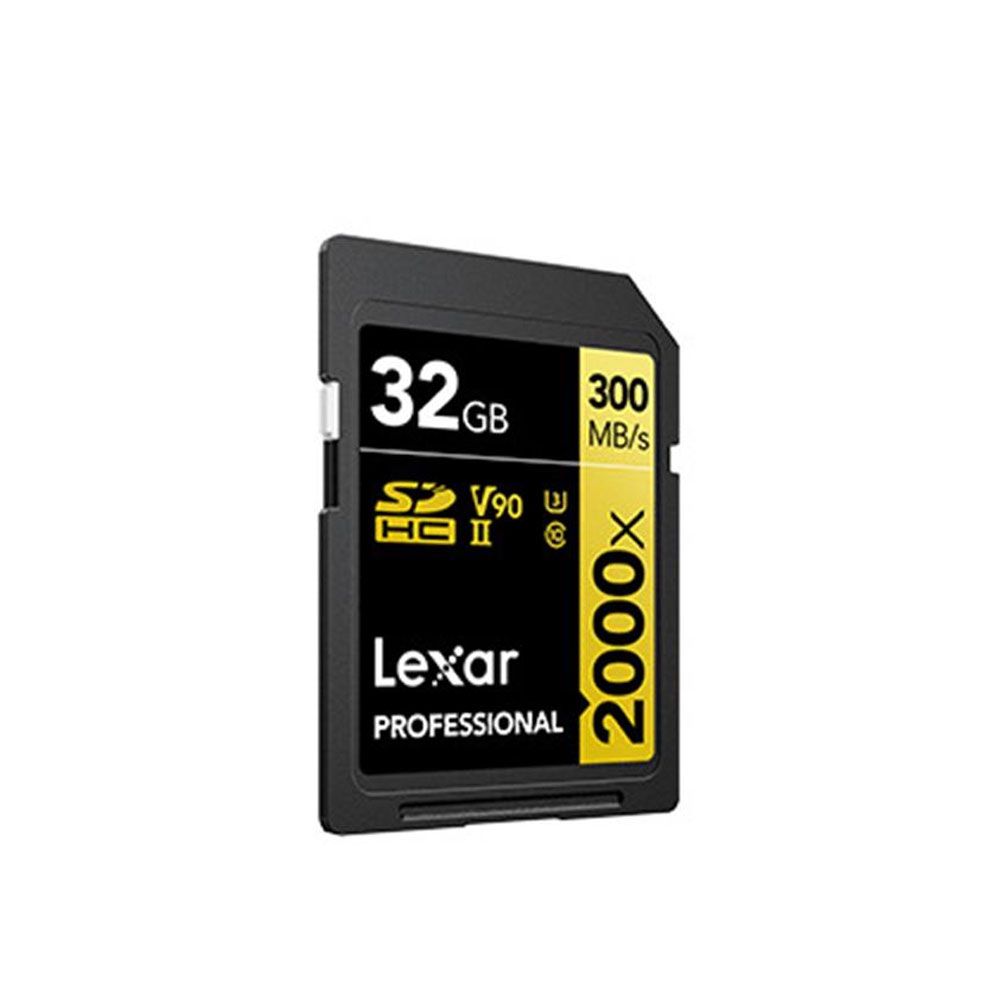 Lexar 雷克沙   Professional 2000x SDHC UHS-II 32G記憶卡 GOLD 系列