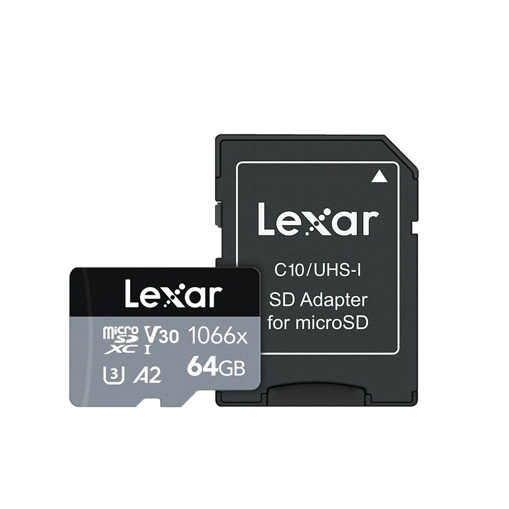 Lexar 雷克沙   Professional 1066x MicroSDXC UHS-I U3 A2 64G記憶卡