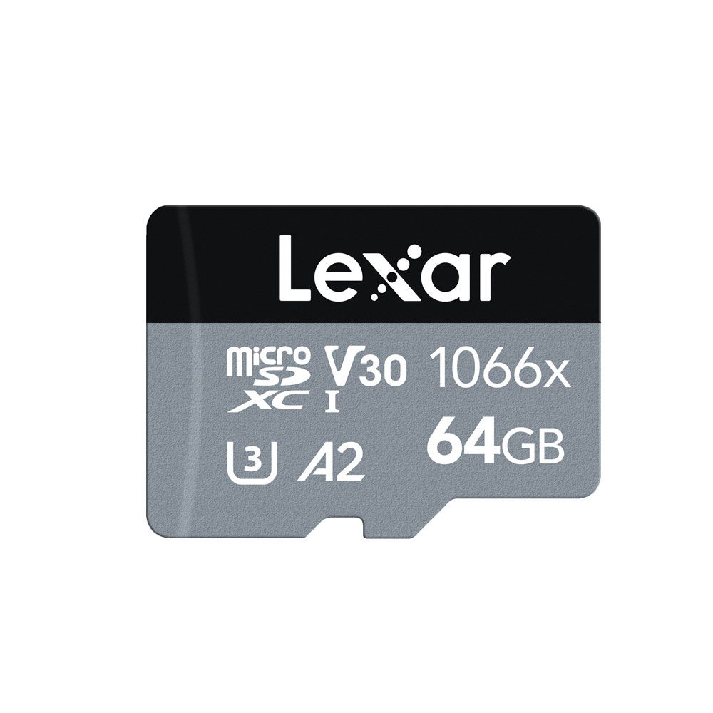 Lexar 雷克沙   Professional 1066x MicroSDXC UHS-I U3 A2 64G記憶卡