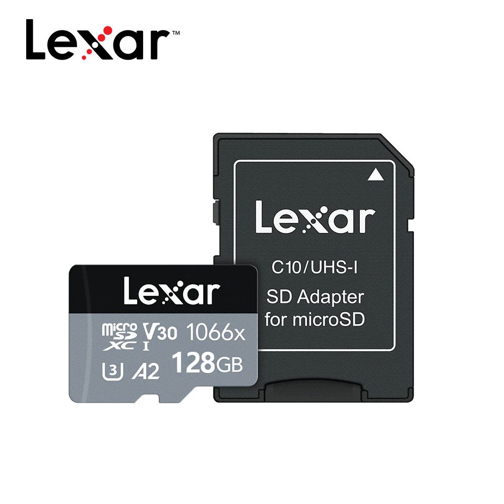 Lexar 雷克沙   Professional 1066x MicroSDXC UHS-I U3 A2 128G記憶卡