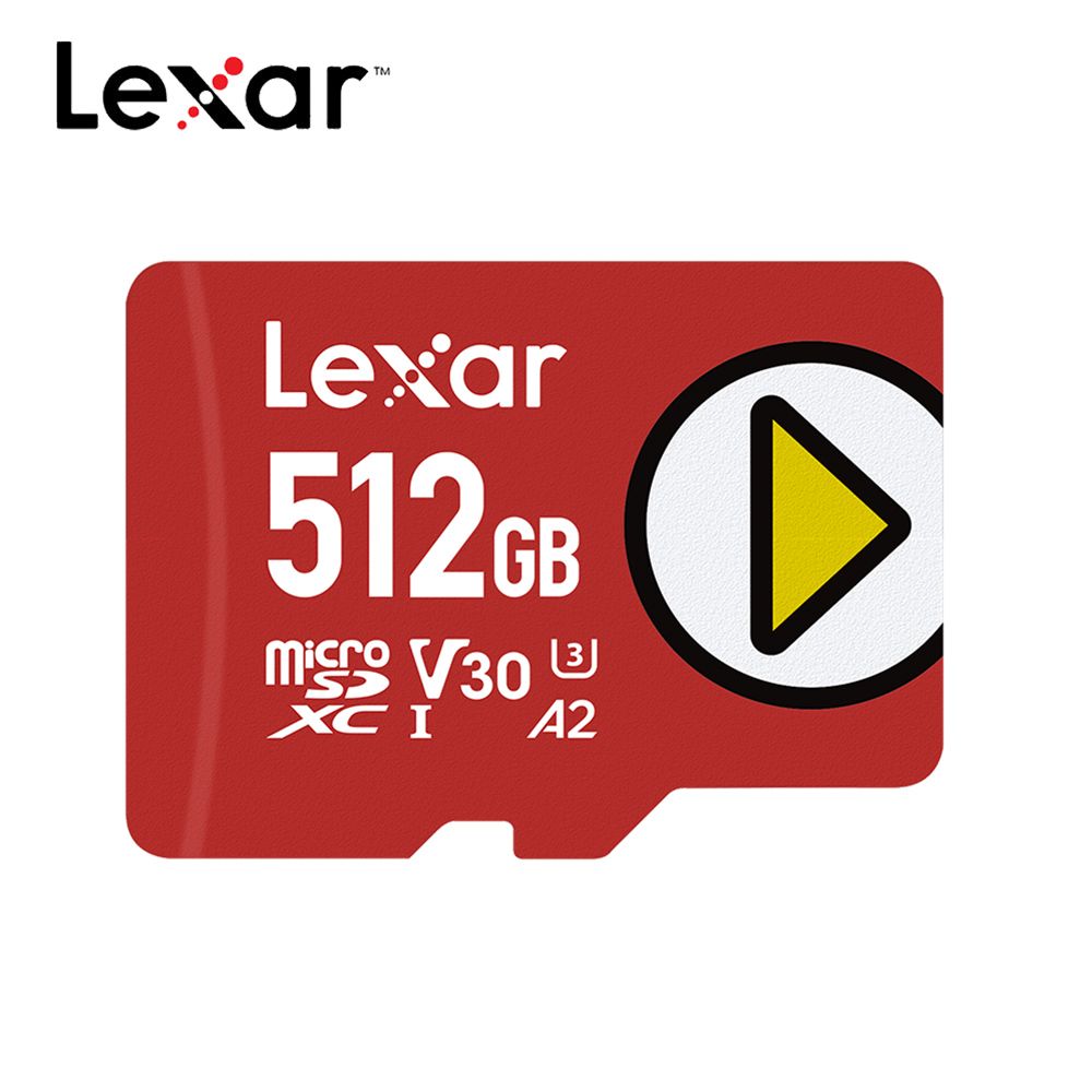 Lexar 雷克沙   PLAY microSDXC UHS-I  A2 V30 512GB記憶卡