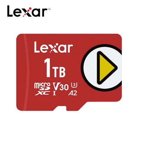 Lexar 雷克沙 PLAY microSDXC UHS-I U1 V10 1TB記憶卡