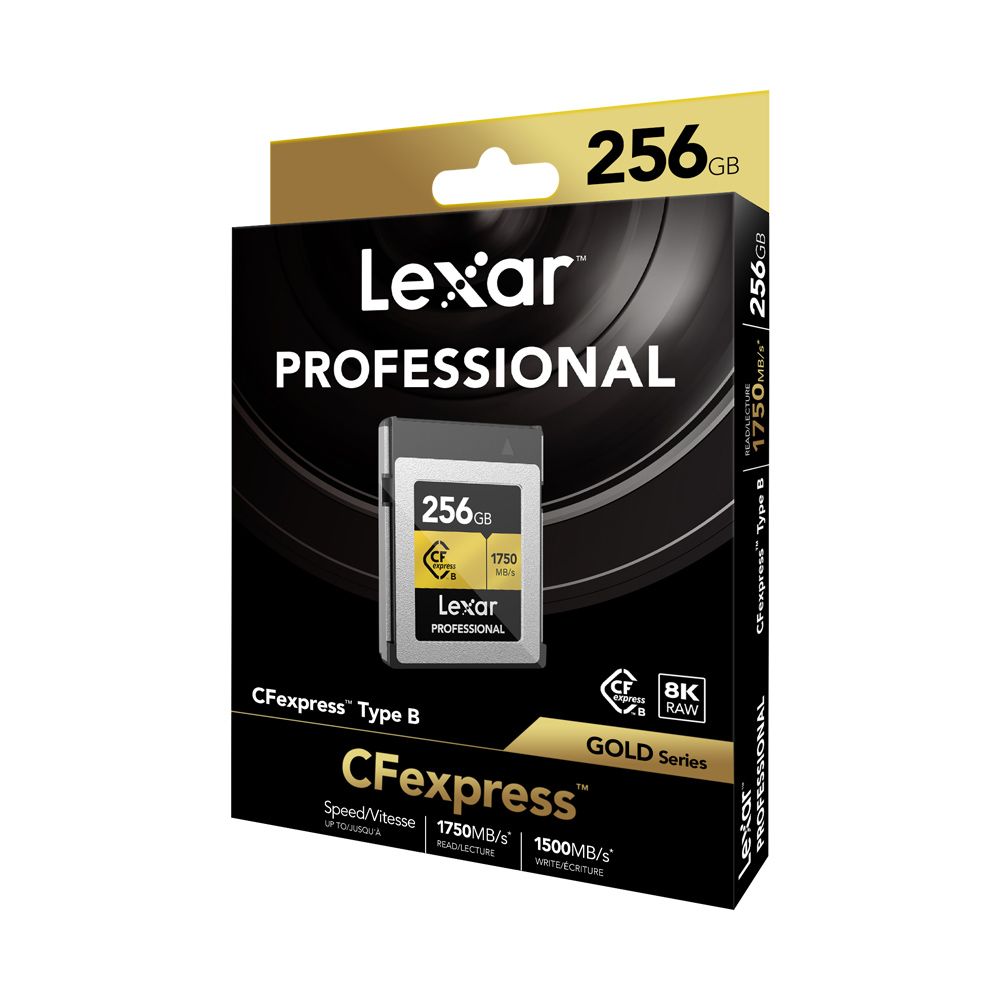 Lexar 雷克沙   Professional CFexpress Type B Gold Series 256G記憶卡