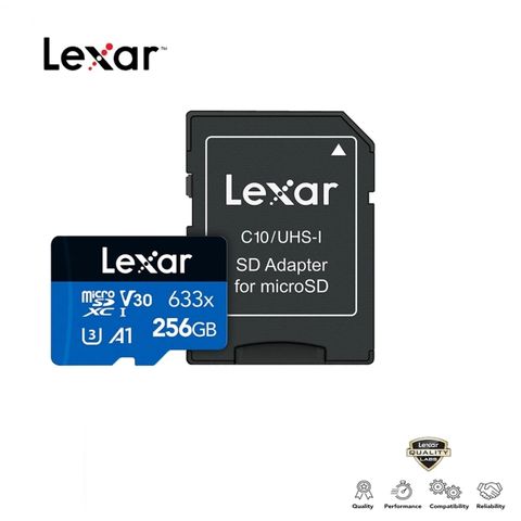 [全新版] 256GB 高速效能 633x microSDXC UHS-I A1 V30 記憶卡(附SD轉卡 10年有限保固)