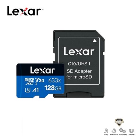 [全新版] 128GB 高速效能 633x microSDXC UHS-I A1 V30 記憶卡(附SD轉卡 10年有限保固)