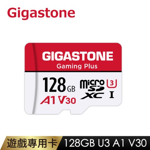 Gigastone 立達 Gaming Plus microSDXC UHS-Ⅰ U3 128GB遊戲專用記憶卡(128G A1 V30支援Nintendo Switch)